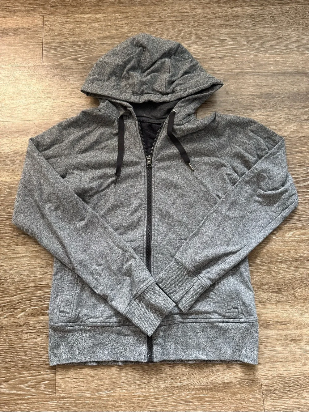 Lululemon Split Hoodie Heathered Speckled Black
